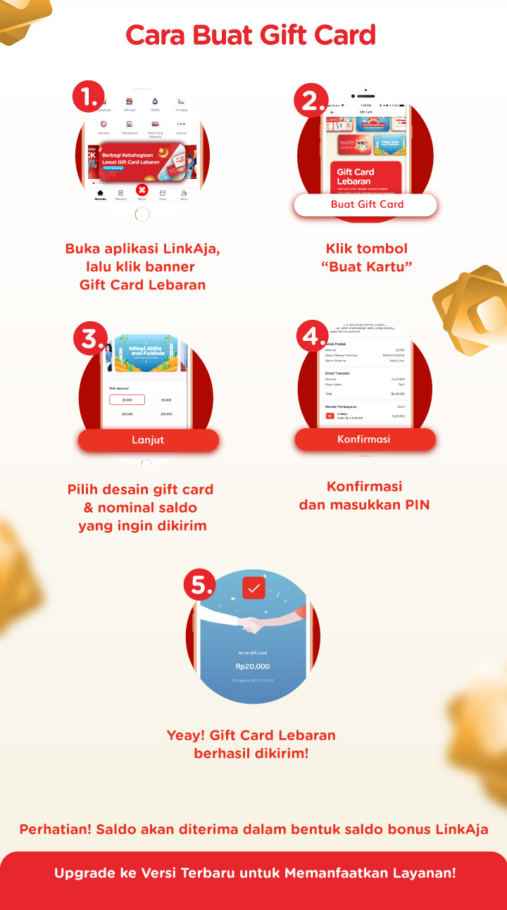 Gift Card Buatmu Dari Linkaja