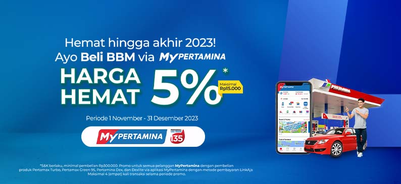 Logo Promo & Diskon Pertamina Desember 2023 | LinkAja
