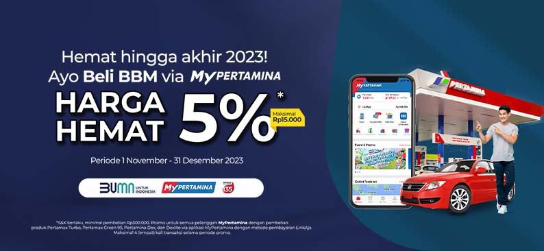 Logo Promo & Diskon Pertamina Desember 2023 | LinkAja