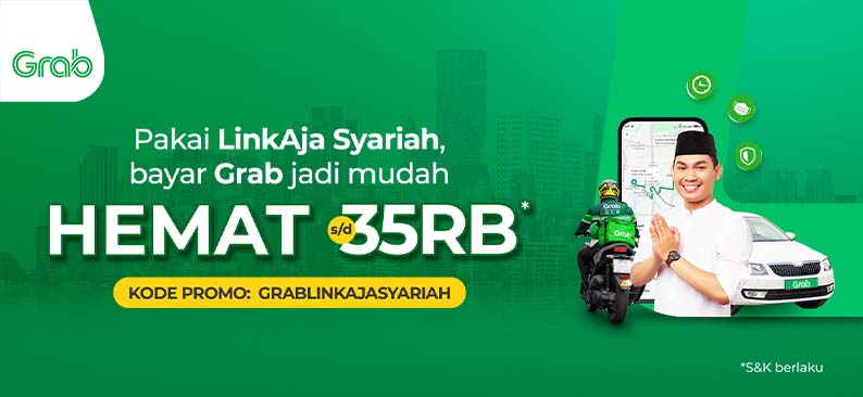 Logo Promo & Diskon Grab Desember 2023 | LinkAja