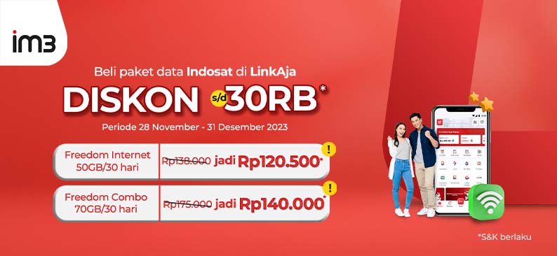 Logo Promo & Diskon LinkAja Desember 2023 | LinkAja