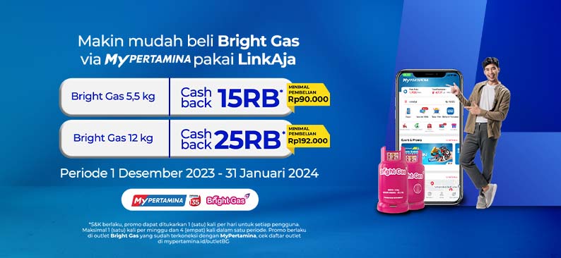 Logo Promo & Diskon Pertamina Desember 2023 | LinkAja