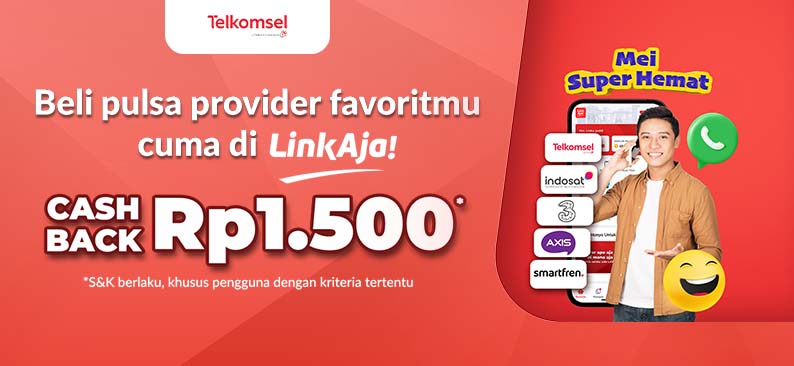 Logo Promo & Diskon LinkAja Mei 2025 | LinkAja