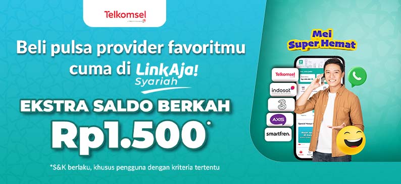 Logo Promo & Diskon LinkAja Mei 2025 | LinkAja