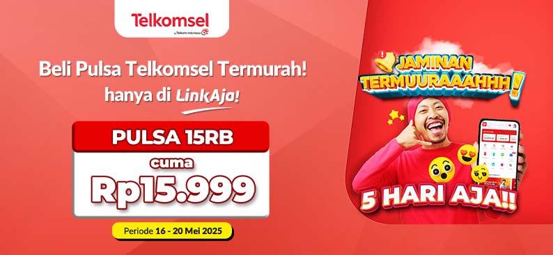 Logo Promo & Diskon LinkAja Mei 2025 | LinkAja