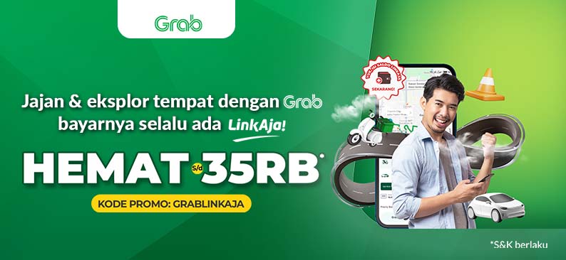 Logo Promo & Diskon Grab Juni 2025 | LinkAja