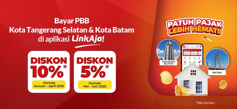 Logo Promo & Diskon LinkAja Juni 2025 | LinkAja