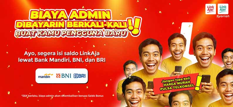 Logo Promo & Diskon LinkAja Juni 2025 | LinkAja