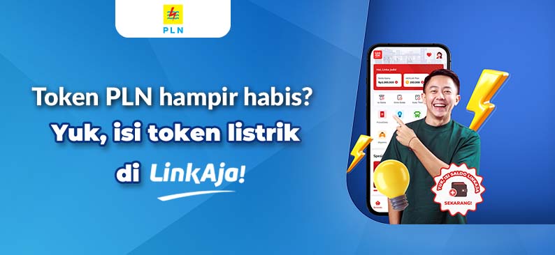 Logo Promo & Diskon PLN Juli 2025 | LinkAja