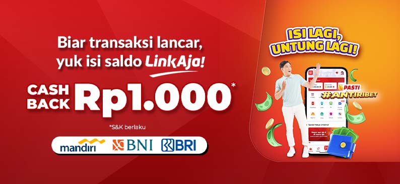 Logo Promo & Diskon LinkAja Juli 2025 | LinkAja