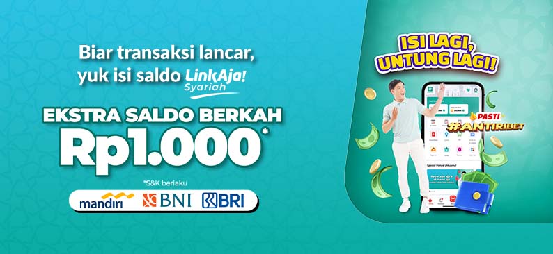 Logo Promo & Diskon LinkAja Juli 2025 | LinkAja