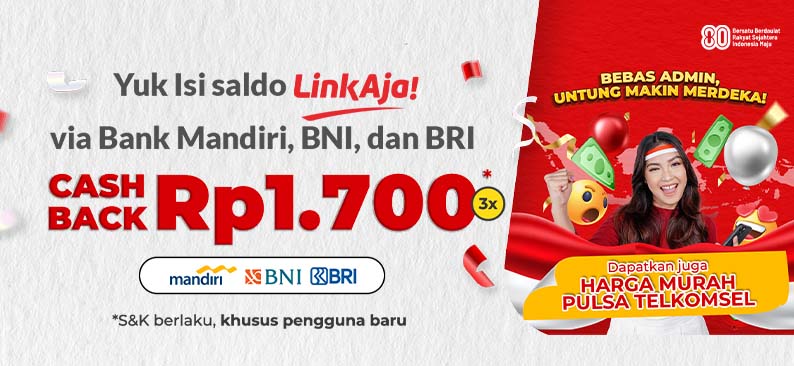 Logo Promo & Diskon LinkAja Agustus 2025 | LinkAja