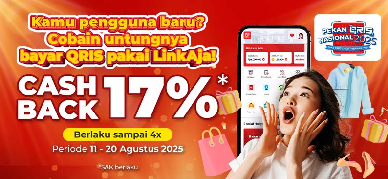 Logo Promo & Diskon LinkAja Agustus 2025 | LinkAja