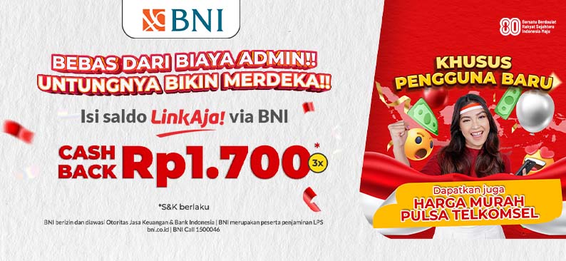 Logo Promo & Diskon LinkAja Agustus 2025 | LinkAja