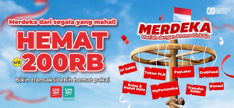 Logo Promo & Diskon LinkAja Agustus 2025 | LinkAja