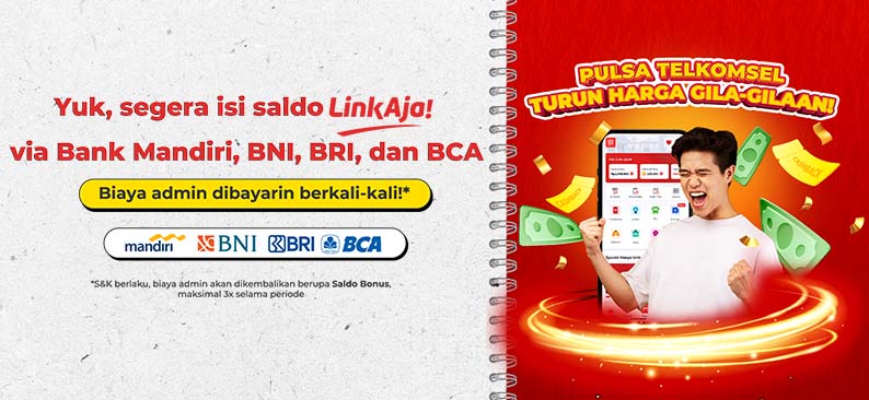 Logo Promo & Diskon LinkAja September 2025 | LinkAja