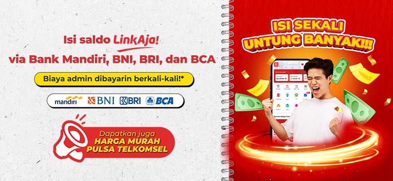 Logo Promo & Diskon LinkAja September 2025 | LinkAja