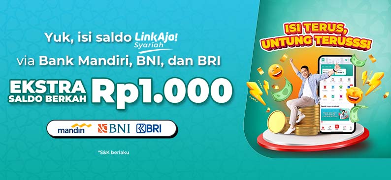 Logo Promo & Diskon LinkAja September 2025 | LinkAja