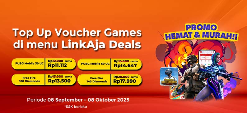 Logo Promo & Diskon LinkAja September 2025 | LinkAja