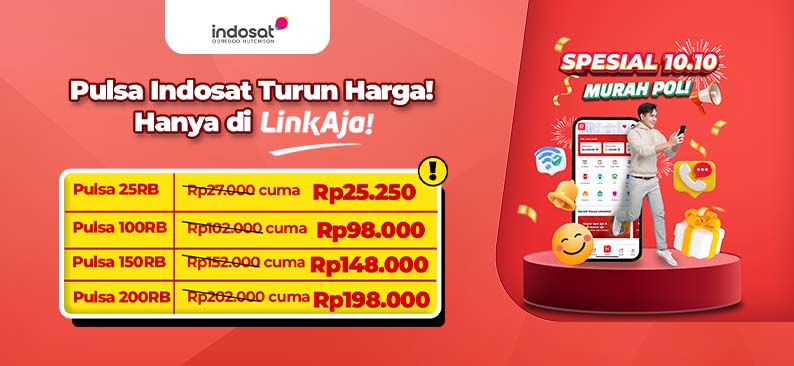 Logo Promo & Diskon LinkAja Oktober 2025 | LinkAja