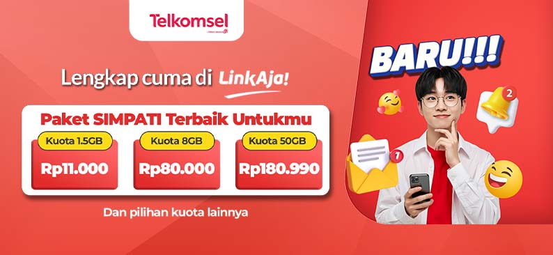 Logo Promo & Diskon LinkAja Oktober 2025 | LinkAja