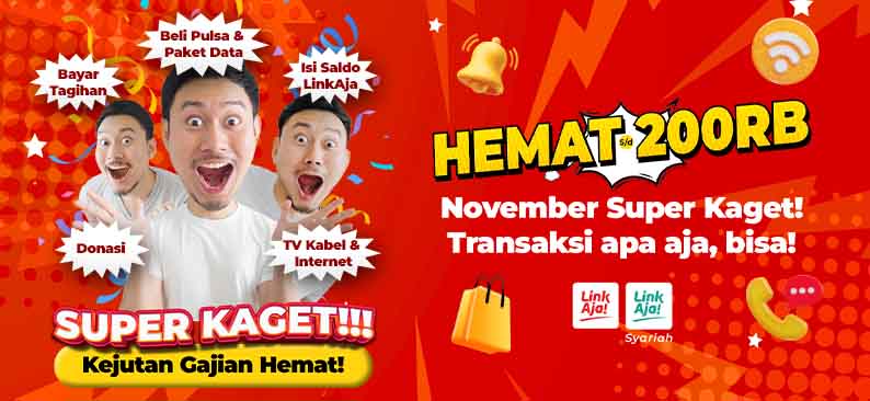 Logo Promo & Diskon LinkAja November 2025 | LinkAja