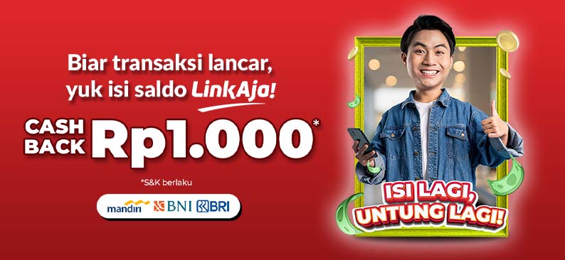 Logo Promo & Diskon LinkAja Desember 2025 | LinkAja