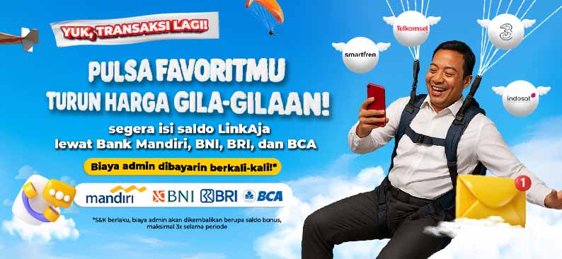 Logo Promo & Diskon LinkAja Desember 2025 | LinkAja