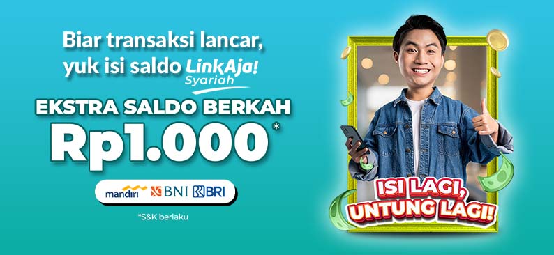 Logo Promo & Diskon LinkAja Desember 2025 | LinkAja