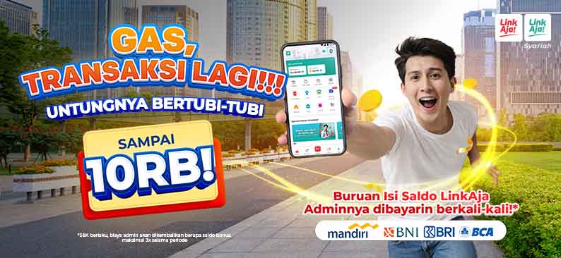 Logo Promo & Diskon LinkAja Januari 2026 | LinkAja