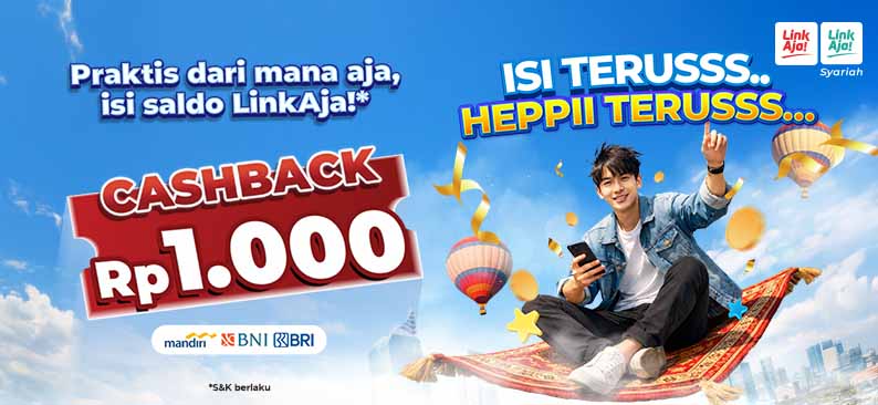 Logo Promo & Diskon LinkAja Januari 2026 | LinkAja