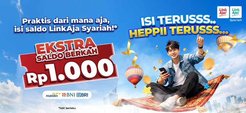 Logo Promo & Diskon LinkAja Februari 2026 | LinkAja