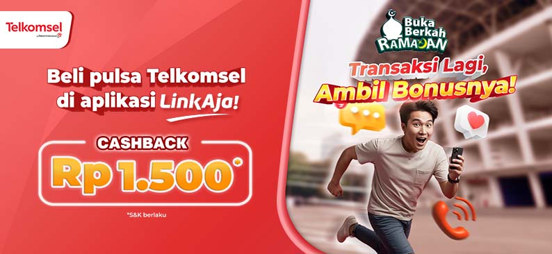 Logo Promo & Diskon LinkAja Februari 2026 | LinkAja