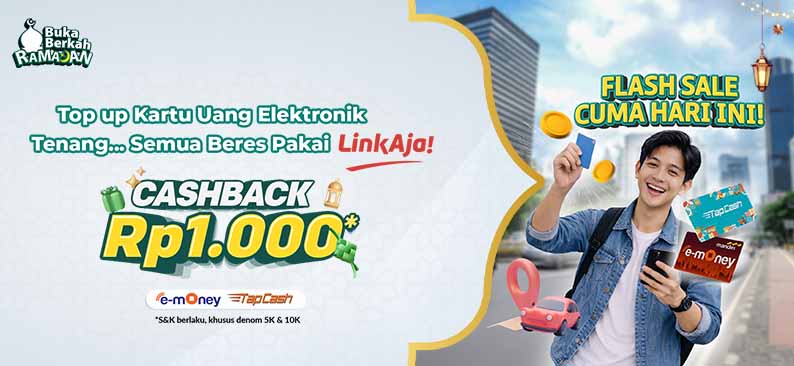 Logo Promo & Diskon LinkAja Februari 2026 | LinkAja