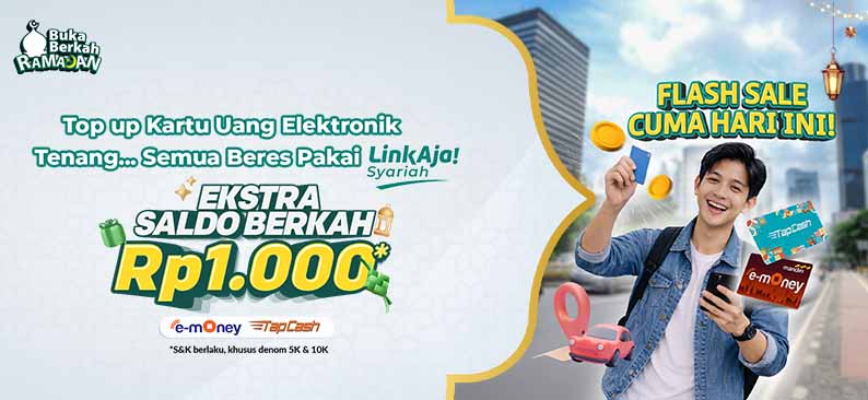 Logo Promo & Diskon LinkAja Februari 2026 | LinkAja