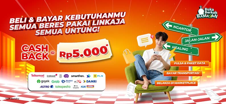 Logo Promo & Diskon LinkAja Februari 2026 | LinkAja