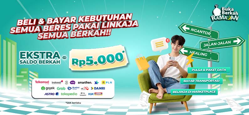 Logo Promo & Diskon LinkAja Februari 2026 | LinkAja
