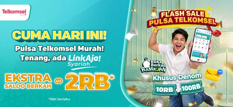 Logo Promo & Diskon LinkAja Februari 2026 | LinkAja