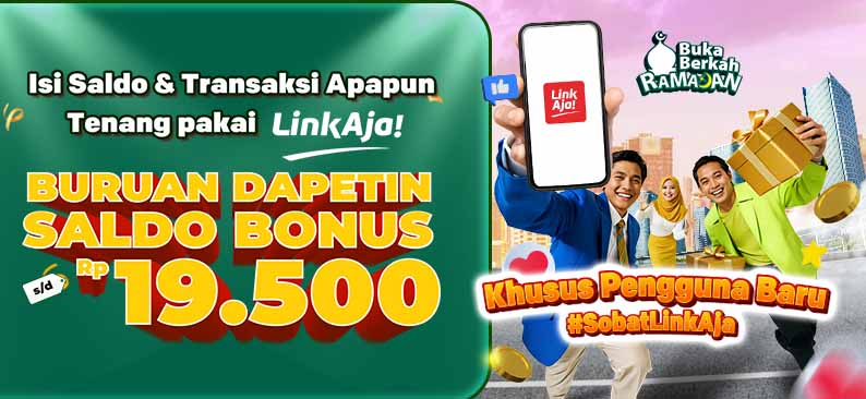 Logo Promo & Diskon LinkAja Februari 2026 | LinkAja