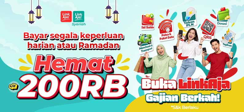 Logo Promo & Diskon LinkAja Februari 2026 | LinkAja