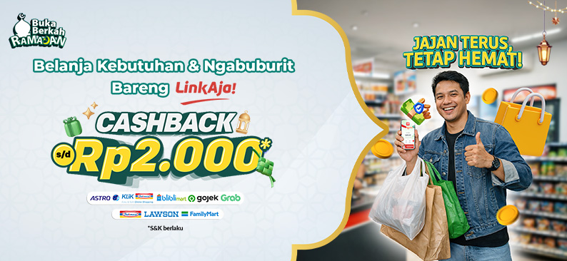 Logo Promo & Diskon LinkAja Februari 2026 | LinkAja
