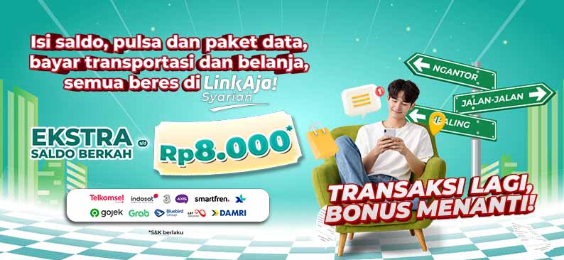 Logo Promo & Diskon LinkAja Maret 2026 | LinkAja