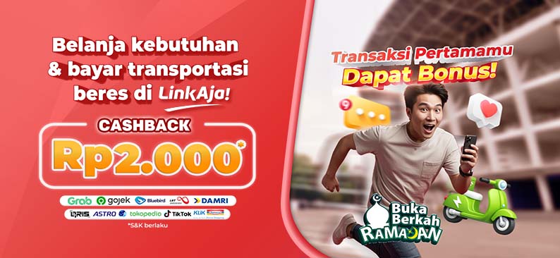 Logo Promo & Diskon LinkAja Maret 2026 | LinkAja