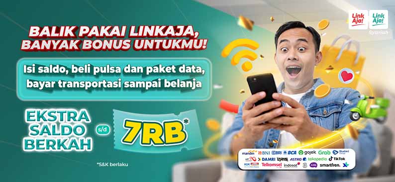 Logo Promo & Diskon LinkAja April 2026 | LinkAja