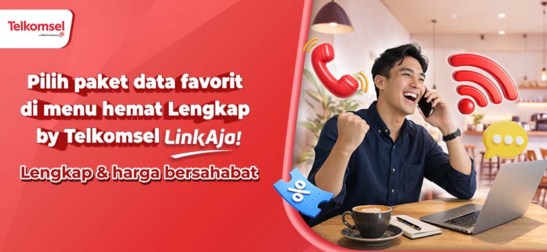 Logo Promo & Diskon Telkomsel Maret 2026 | LinkAja