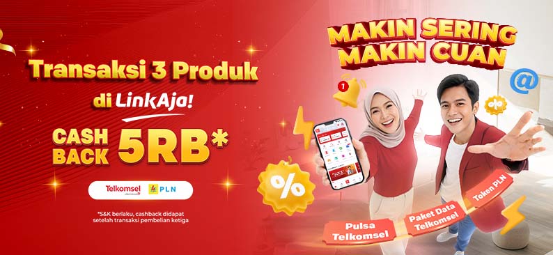 Logo Promo & Diskon LinkAja April 2026 | LinkAja