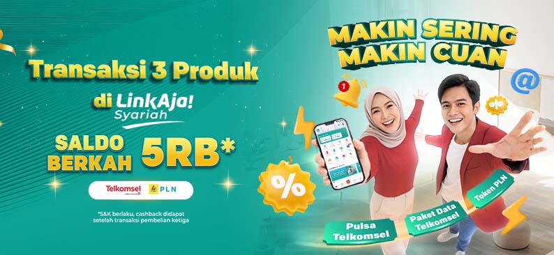Logo Promo & Diskon LinkAja April 2026 | LinkAja