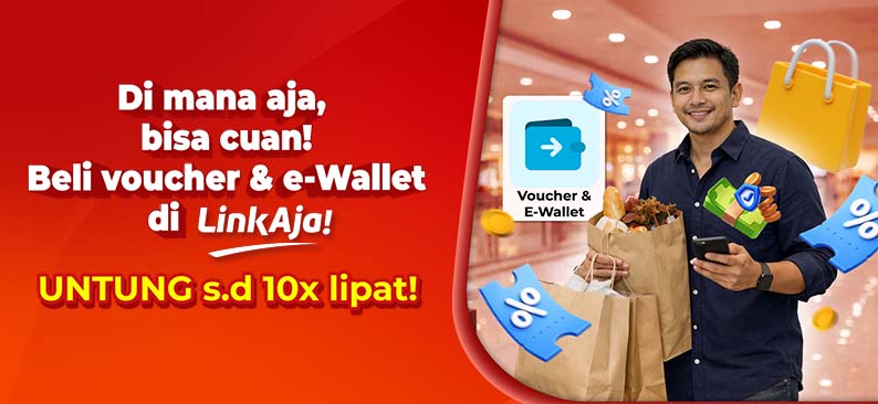 Logo Promo & Diskon LinkAja Mei 2026 | LinkAja