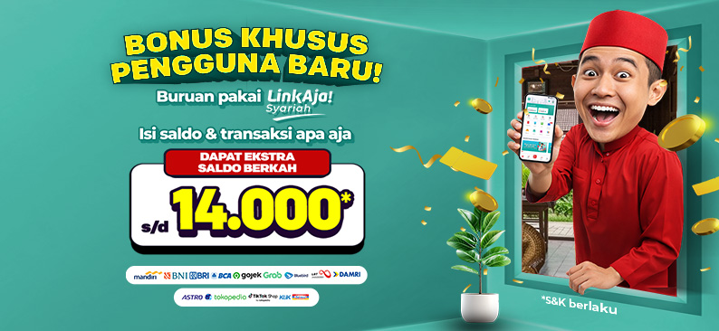 Logo Promo & Diskon LinkAja Mei 2026 | LinkAja