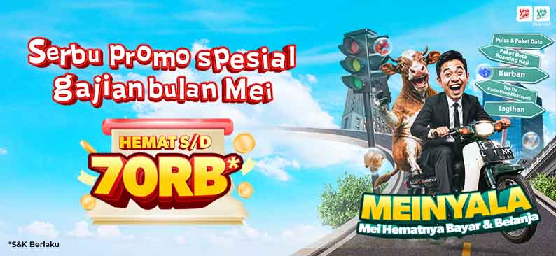 Logo Promo & Diskon LinkAja Mei 2026 | LinkAja